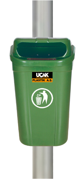 60 Liters Pole Type Trash Can